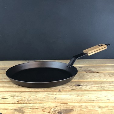 11" (28.5cm) Spun Iron Crepe Pan FREE DELIVERY TO USA