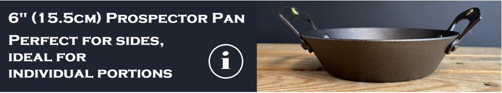 6 inch prospector pan 