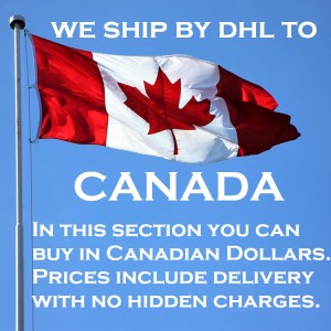 We ship to Canada by DHL prices in CAD including delivery