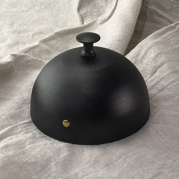 Spun Iron Burger Dome. A cooking & baking lid for use indoors & outdoor