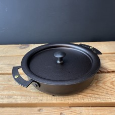 7" (18cm) Chef's Prospector Casserole; spun iron, double handled, oven safe