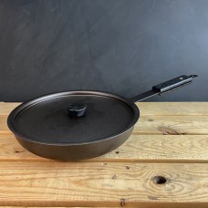 Ebonised Black 11" (28cm) Spun Iron Chef's Sauté pan