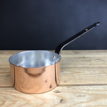 Copper 4¾" (12cm) small spun saucepan