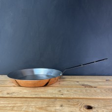 Copper 12" (30cm) spun frying pan