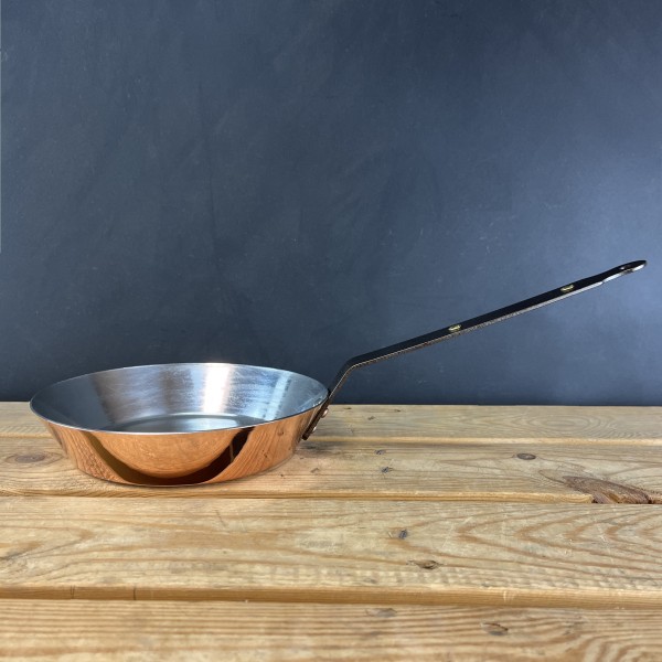 Copper 8" (20cm) spun frying pan