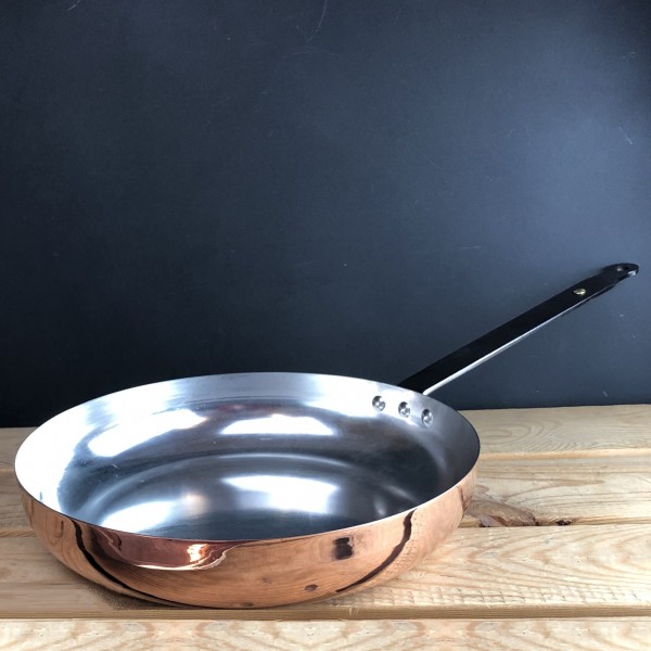 Copper 11" (28cm) spun chef's pan