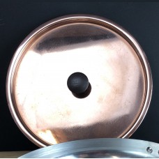 Copper 11" (28cm) spun chef's pan lid