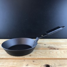 Ebonised Black 8" (20cm) Spun Iron Frying Pan