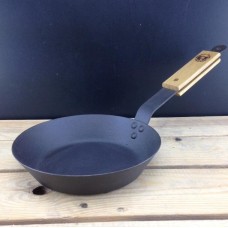 8" (20cm) Spun Iron Small Steak skillet, 3mm thick