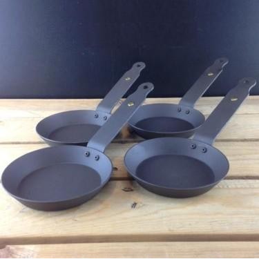 Set of four 5'' (13cm) Blini pans