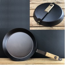 12" (30cm) Spun Iron Glamping Pan