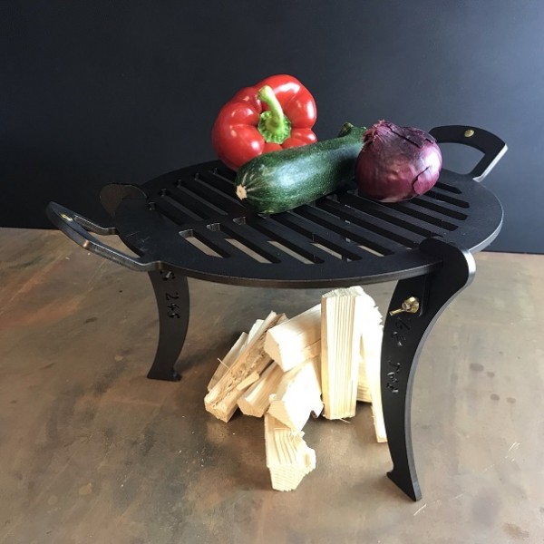 Black Iron 12 inch barbecue chapa