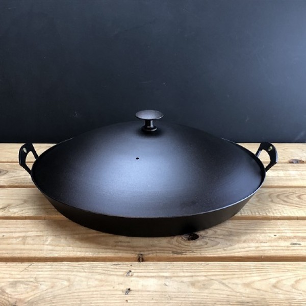 Netherton Foundry - Spun Iron - 10 Frying Pan w/ Lid - Oven Safe – Strata