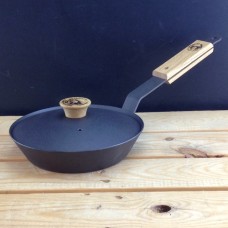 8" (20cm) Spun Iron Sauté Frying Pan & lid