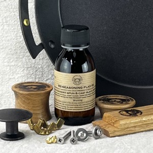 Flax oil, spare parts, knobs & bowls.