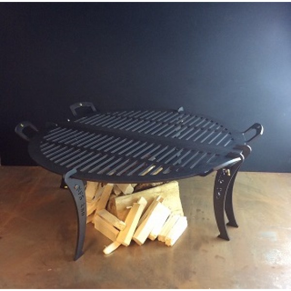 Black Iron 24 inch Split Barbecue Chapa