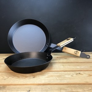 Netherton Foundry - Spun Iron - 8 Frying Pan w/ Lid - Oven Safe – Strata