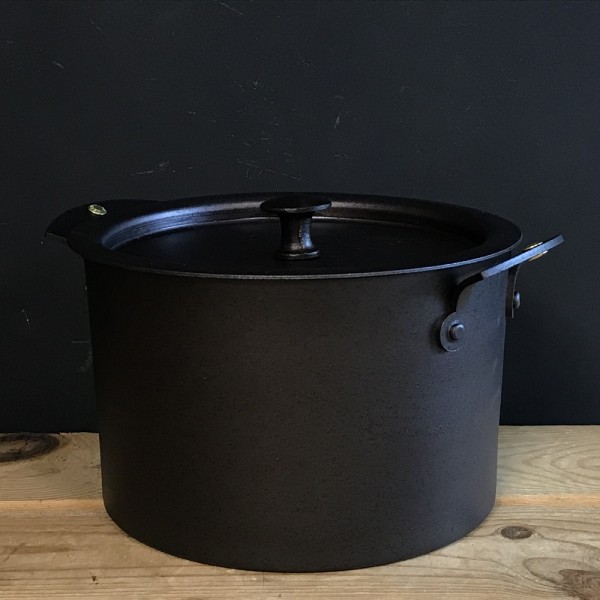 7" Spun Iron Stockpot