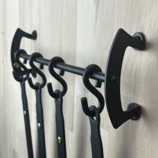 Black Iron Utensil Rail Black Iron Utensil Rail