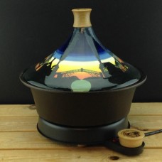 Spun black Iron electric smoke sunset tagine OUT OF STOCK