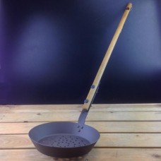 10" (26cm) Spun Iron Chestnut Roasting Pan
