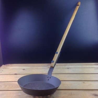 10" (26cm) Spun Iron Garden Frying Pan