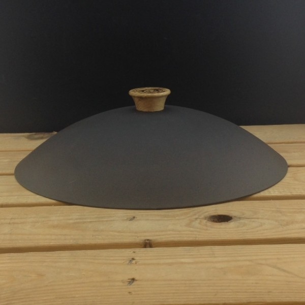 13" (33cm) Spun iron wok lid