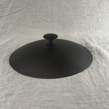 11" (28cm) Spun iron oven safe wok lid