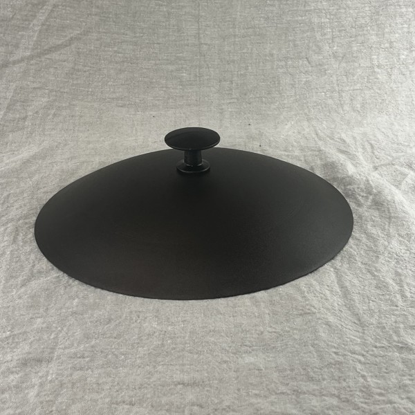 11" (28cm) Spun iron oven safe wok lid