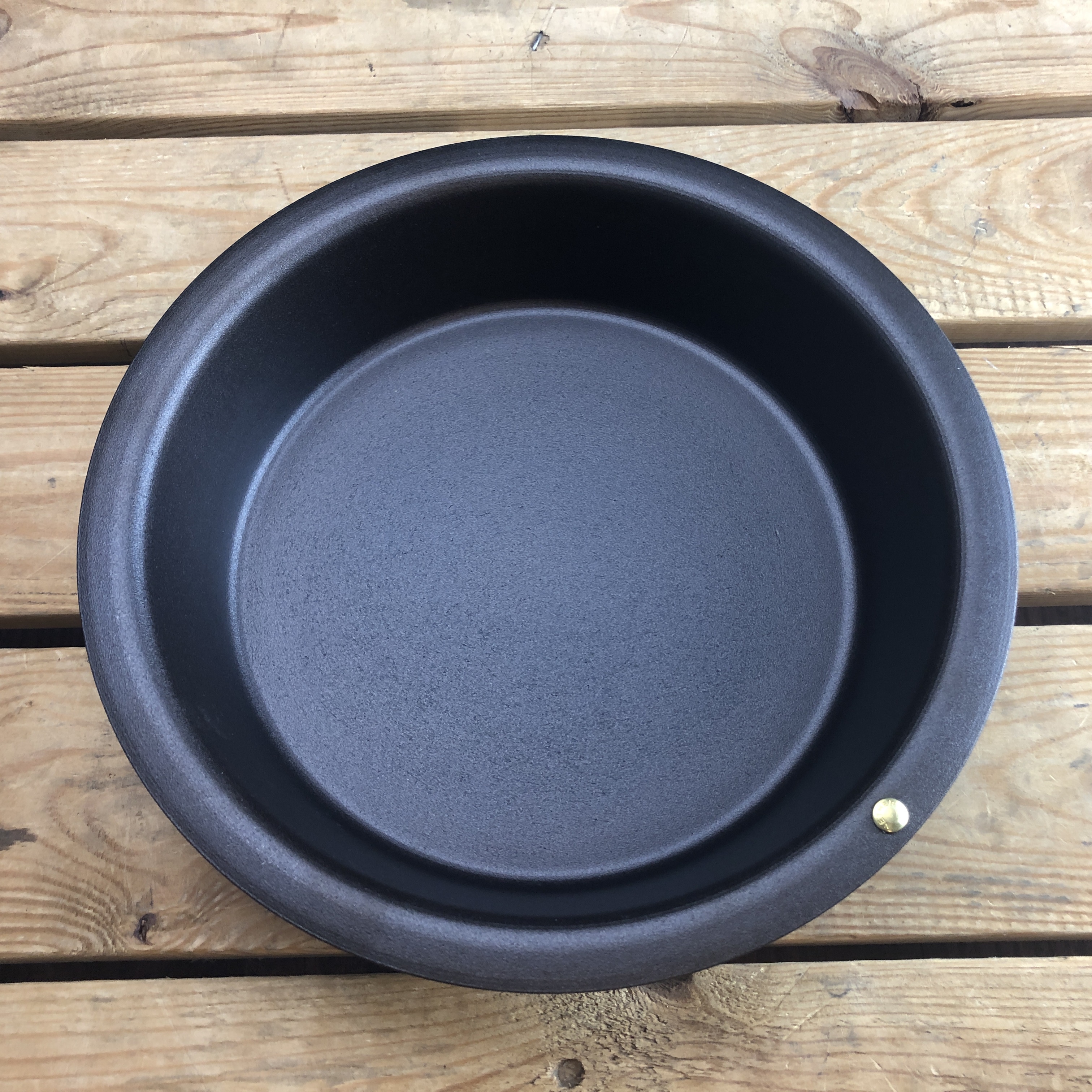 Spun Iron Pie Pans